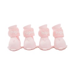 봄가득 캐릭터 강아지 실리콘 레인부츠, 핑크, 1개