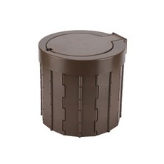 野營戶外馬桶凳, 棕色, 1個