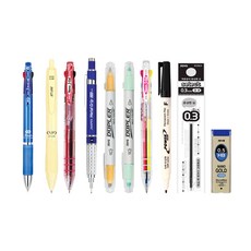 JAVAPEN 學習文具組, 藍色(0.38 Jet 3 Ball M), 1套