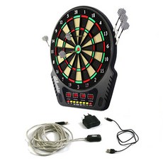 Cellbuy電子飛鏢 高級型 4件組, 09_電子飛鏢4全套包括適配器