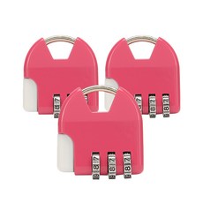 流行密碼鎖 粉紅色, 3個