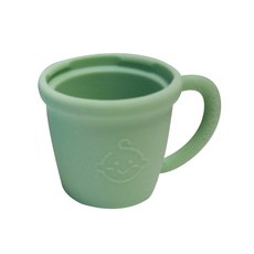 미오미오 실리콘 노리개 컵 케이스 1단계, 그린, 1개