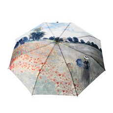 GUY LAROCHE 名畫 罌粟花山丘 全自動雨傘 JUGLU70123