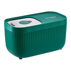 셀렉숀 컬러풀 밀폐 쌀통 잡곡 보관함 10kg, 그린, 1개