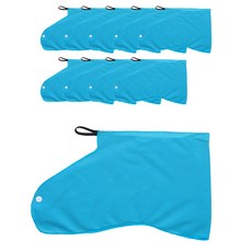 幸運 行業 安全帽 遮陽 天藍色, 10個