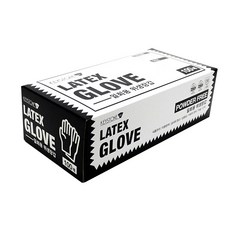 KEYSTONE Art 乳膠手套 白色 M號, 中( M), 100件, 1個
