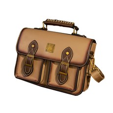 다독임 레트로 휴대용 똑딱이 스냅 카메라 가방, 카키, 1개