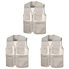 Sportex Glavis網眼步行背心 米色 N21SP218S, 3個