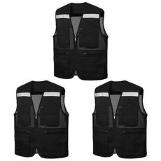 Sportex Glavis網眼步行背心 黑色 N21SP218S, 3個