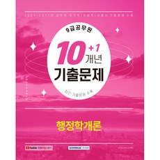 SEOWONGAK 9級公務員 10+1年份歷屆試題 行政學概論 收錄2011年~2021年歷屆試題