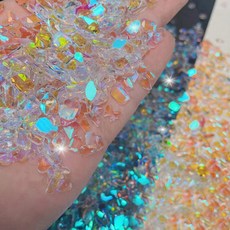 알리다 빔보석 종합 얼음네일 파츠 세트 100p, 유리, 1개