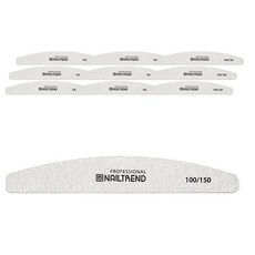 Nail Trend專業斑馬銼刀 半圓形 100/150, 單色, 10個