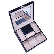 菱形方形鎖扣珠寶盒 CJ-RA89, 1個