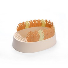 開放式貓砂盆, 淺褐色的