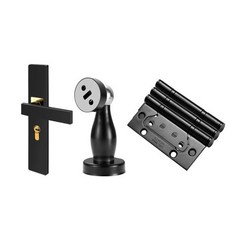 門把手+門把手+鉸鏈組, 1套