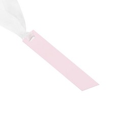 粉紅色斜紋空白標籤, 100個, 混合顏色