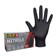 MECHANIX WEAR 乳膠手套黑色 XL, 100件, 1個