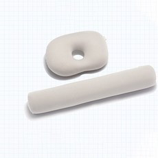 affetto LIVING 優質嬰兒枕頭組, 灰色