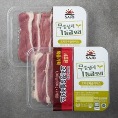 사조원 신선 오리 정육 슬라이스, 500g, 2개