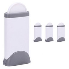 Yangsun Company除塵刷 S, 白+灰, 4個