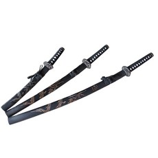 비젼 일본도 가검 3종 세트 3yk072, 검정, 1개