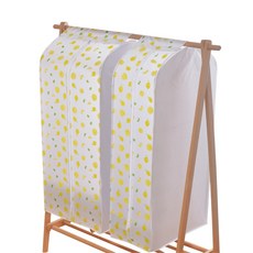 換季衣物收納用衣架大衣防塵套 檸檬, 1入, 1個