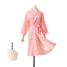 高級浴袍 XL + 沐浴球套組 YP53, 2型（浴袍），白色（淋浴球）, 1套