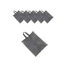 感動Pick夏季玩水旅行網狀網紗收納包 灰色 S, 6個