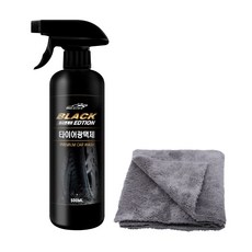 車用輪胎拋光劑 500ml+洗車巾, 1套