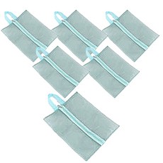 感動Pick戲水夏季用旅行網狀網袋 藍色 S, 6個