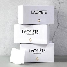 LAOMETE 二孔化妝棉, 60件, 5個