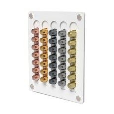 프랑온드 네스프레소 돌체구스토 버츄오 일리 캡슐커피 보관함 호환용 거치대 간편한 벽걸이 홀더, 화이트, 1개