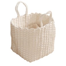 Thanks Gallery手編收納洗衣籃 TD0076, 象牙, 1個