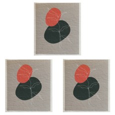 스데스 대나무 페인팅 행주 그레이, 3개