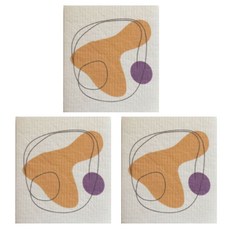 스데스 대나무 페인팅 행주 화이트, 3개