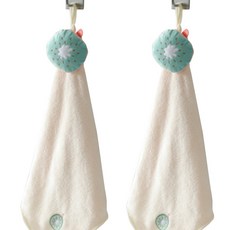 스데스 극세사 과일 행주 화이트 2개