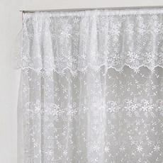 Keoteungeurigo 刺繡門簾窗簾, 雪花刺繡