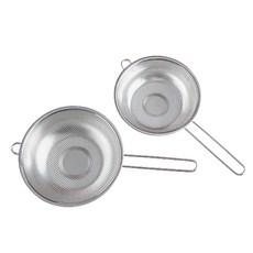 STM 스텐 편수핸들 펀칭 채반 2종 세트, 그레이