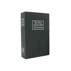 Pop MINDS書本秘密密碼保險箱存錢筒 中型, 黑色的, 1個