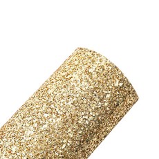 粗顆粒亮片毛氈紙 5入, 金子