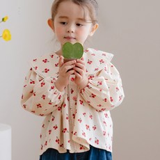 Bebezoo 少女秋櫻桃襯衫