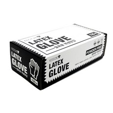 乳膠手套 M號 黑色, 1組, 100入, 中( M)