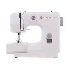 SINGER 勝家 迷你縫紉機M1005+11種圖案帶護指+墊子, 混色, 勝家迷你 M1005