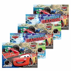 1977 ATTO 迪士尼汽車速寫本5種+貼紙5種套組隨機出貨, 8 開, 15張