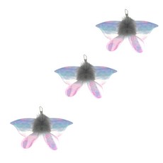HEALING TIME BTOB Mellong Long Long 釣竿玩具補充包 5cm NH-0344, 05 貂皮薄膜蝴蝶, 3個
