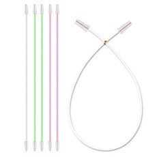 Bebecome 淨水器出水口 料理用多功能雙效清潔刷 3件組, 白色, 綠色, 粉紅色, 2套