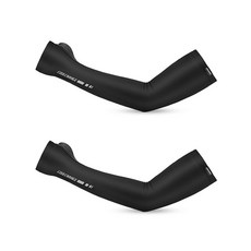 CoolChange 新型涼感半指袖套 2入, 黑色的