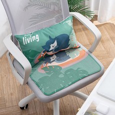 可愛造型椅墊+背墊套組 YT_RA1811, D型