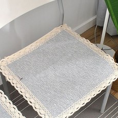蕾絲亞麻椅墊 YT_RA1822