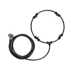 선풍기 부착 분무기 스프레이 링 50.8cm 블랙, 1개